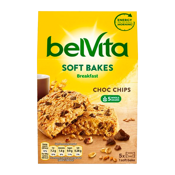 Belvita Soft Bakes Choc Chips 250g