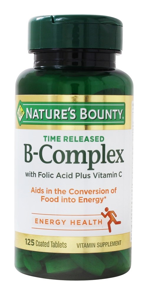 Nature's Bounty - Time Released B Complex - 125 Tablet(s)
