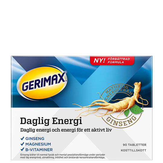 Gerimax Daglig Energi, 90 tabletter