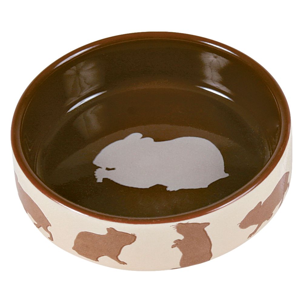 Trixie Ceramic Food Bowl for Small Pets - Guinea Pig 250ml / 11cm Diameter