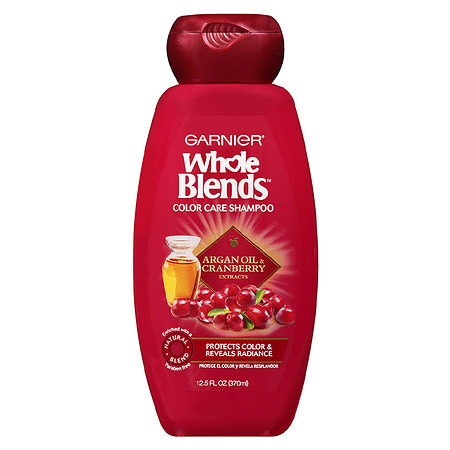 Garnier Whole Blends Shampoo with Argan Oil & Cranberry Extracts Color Care - 12.5 fl oz