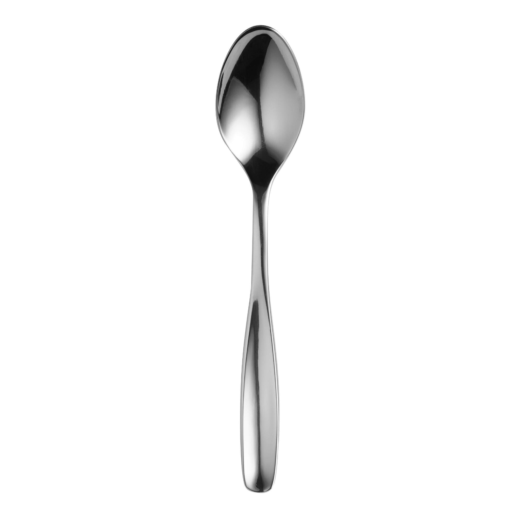 Luna Teaspoons Set of 4: Silver - Stainless Steel by World Market