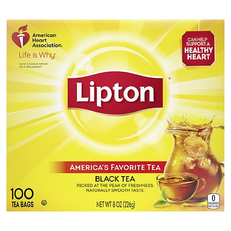Lipton Black Tea Bags - 0.08 oz x 100 pack