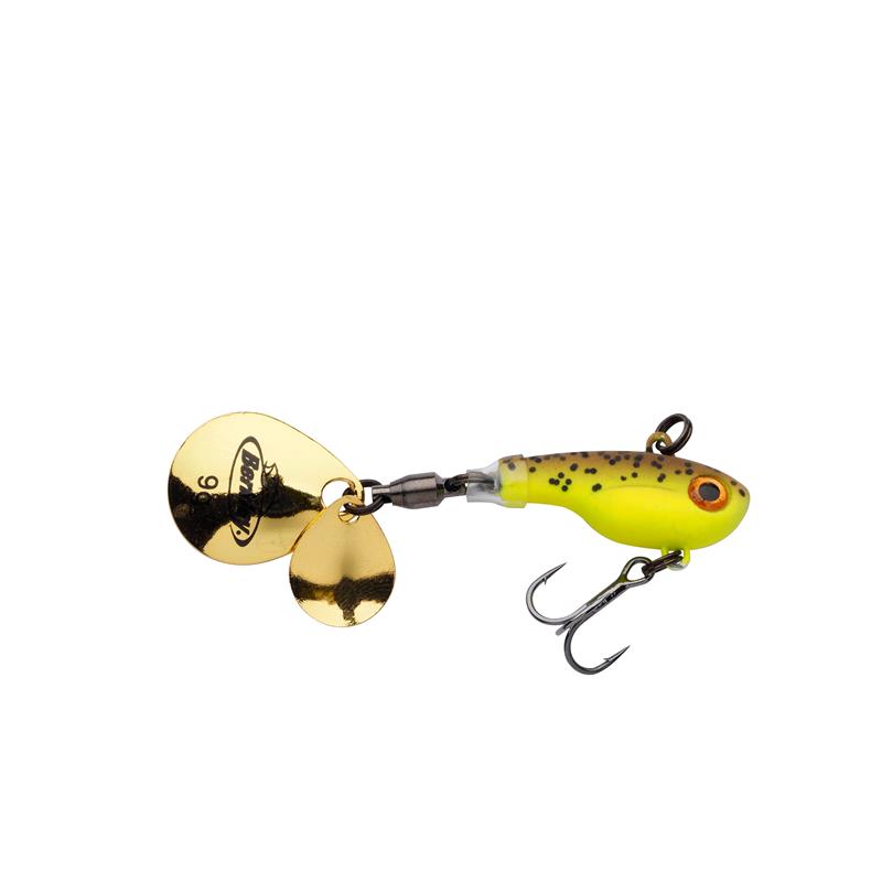 Berkley Pulse Spintail 9g Brown Chartreuse