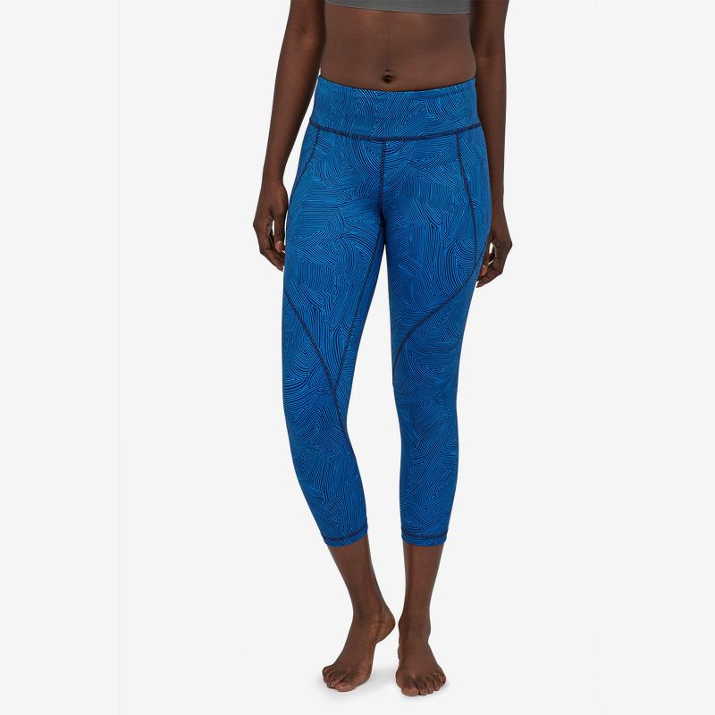 Patagonia Women's Centered Crops, Terraced Fields: Bayou Blue / XS