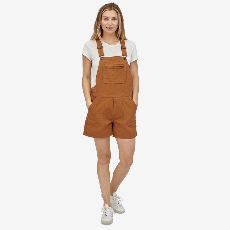 Patagonia Women's Stand Up Overalls - Organic Cotton, Umber Brown / XS