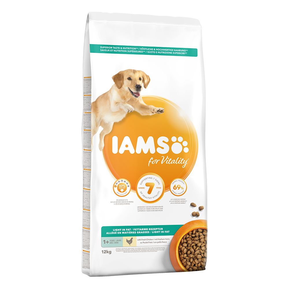 IAMS for Vitality Dry Dog Food Economy Packs 2 x 12kg - Puppy & Junior Small & Medium Dog - Chicken (2 x 12kg)