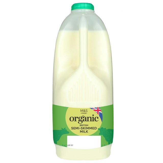 M&S Organic Semi-Skimmed Milk 4 Pints