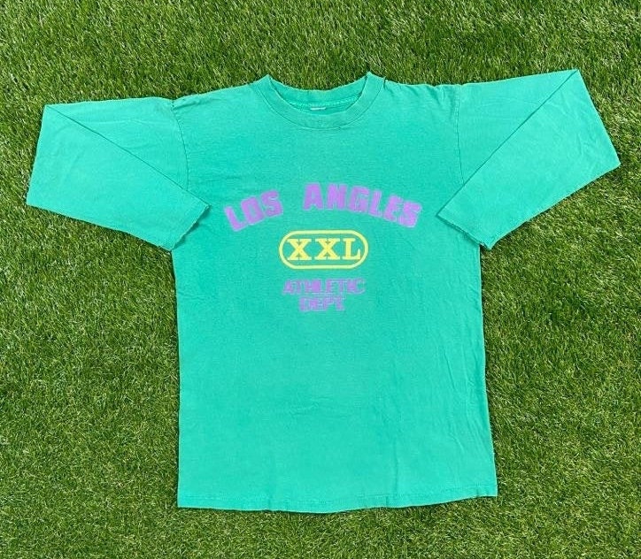 Vintage Los Angeles Athletics Dept Long Sleeve Shirt Size Medium/Large Ucla Kobeusc La California Lakers Rams Dodgers