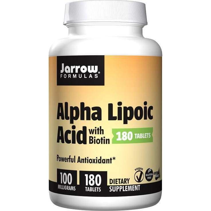 Alpha Lipoic Acid, 100mg with Biotin - 180 tablets