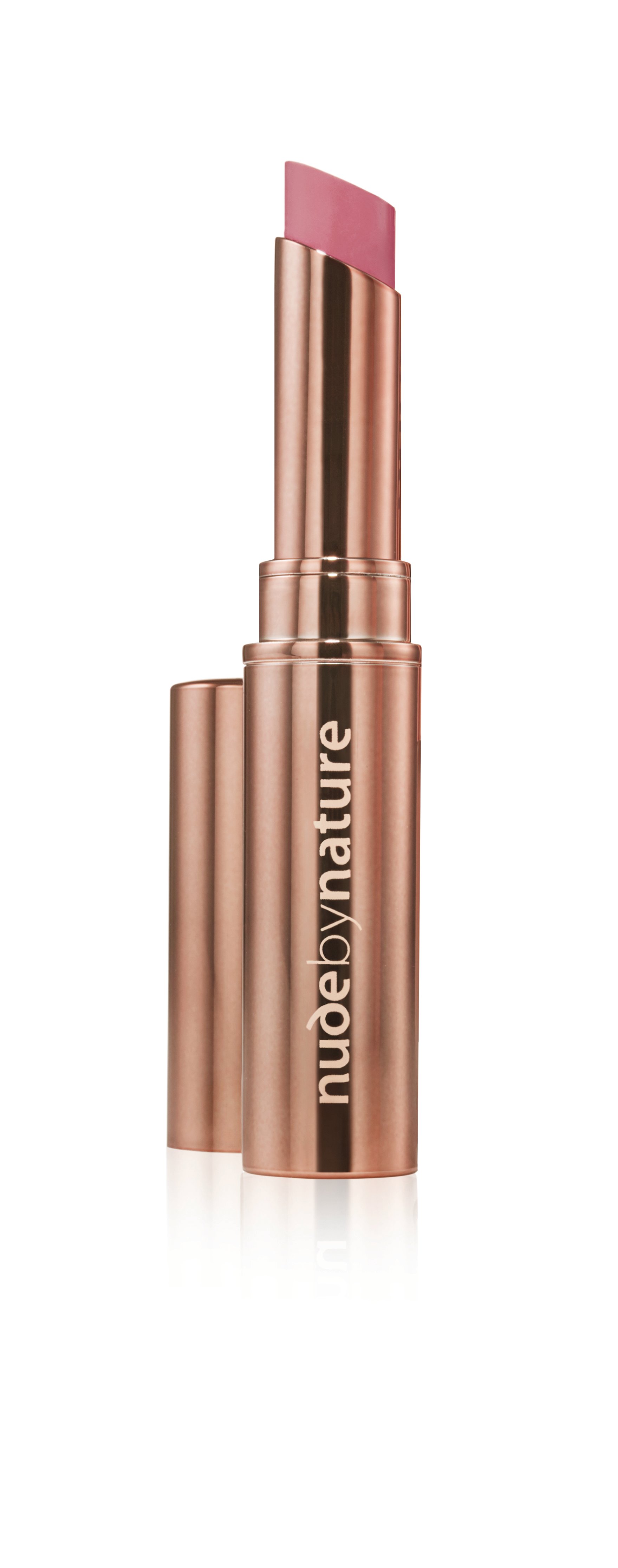 Nude by Nature - Creamy Matte Lipstick - 06 Coral Pink