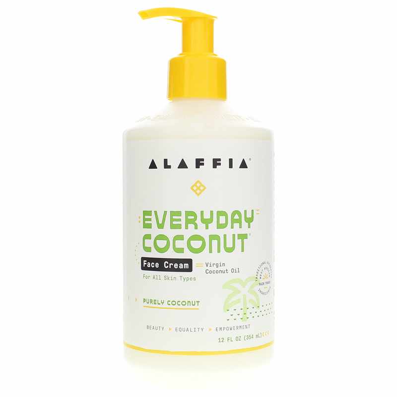 Alaffia Face Cream Everyday Coconut 12 Oz