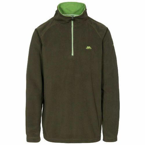 Trespass Women's Microfleece Zip Top Various Colours Blackford - Olive S