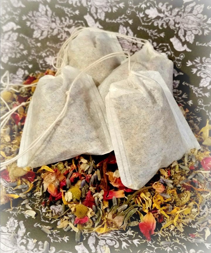 Herbal Bath Tea ~ Floral Blend 12 Count Tea Bags/Herbal Soaking Blend