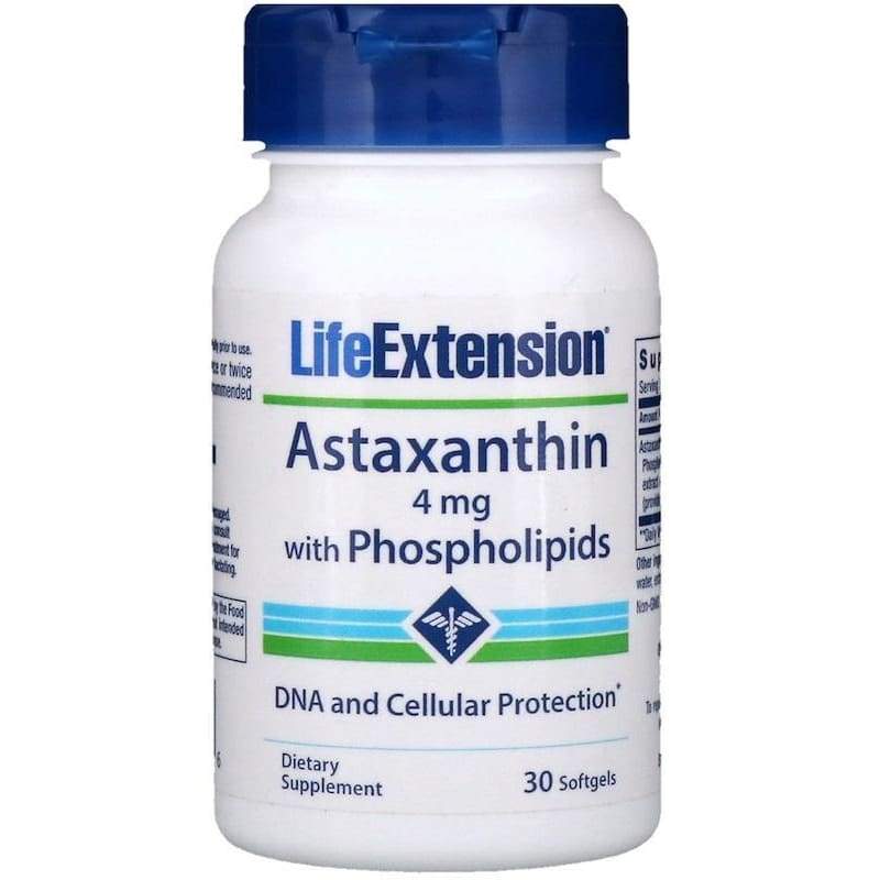 Astaxanthin with Phospholipids, 4mg - 30 softgels