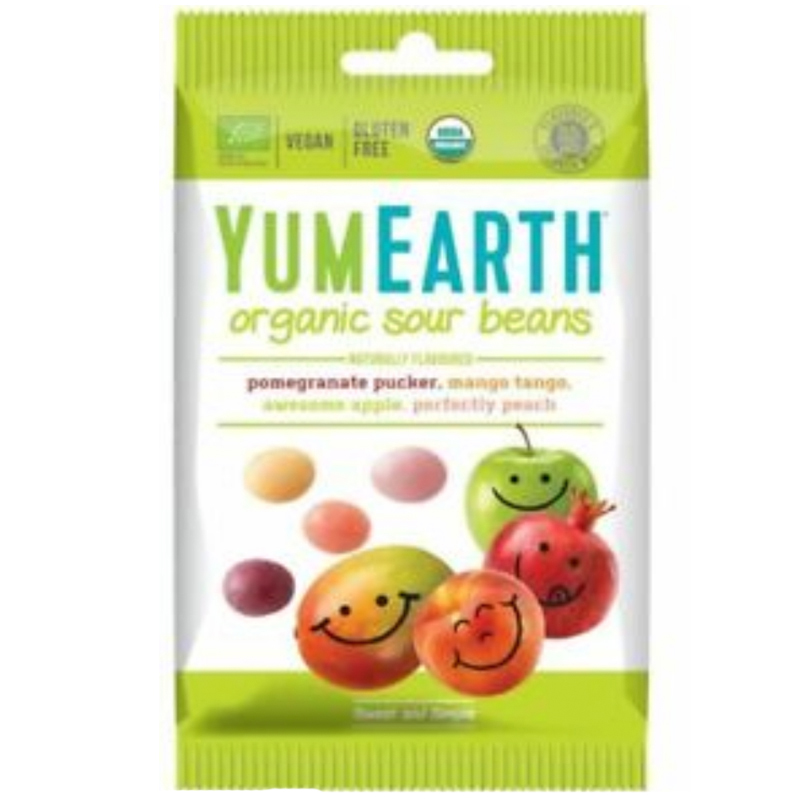Eko Godis "Yum Earth Sour Beans" 50g - 41% rabatt