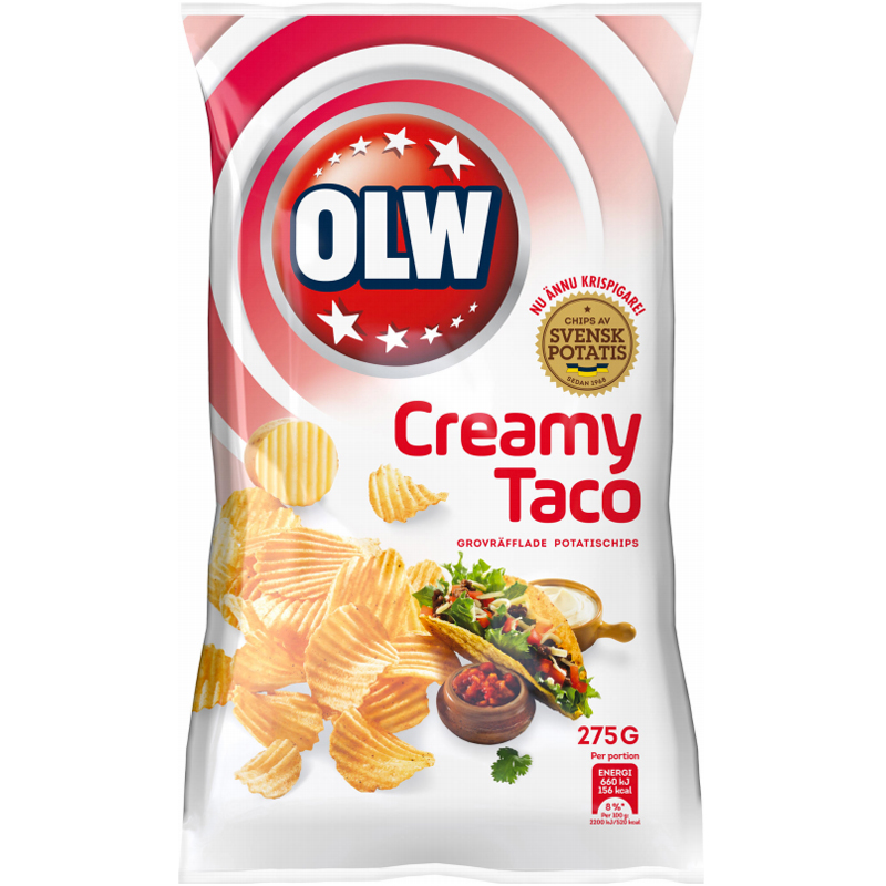 Chips "Cool Creamy Taco" 275g - 77% rabatt