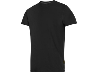 SNICKERS WORKWEAR 2502 T-shirt 100% kæmmet bomuld, korte ærmer, 2502-0400 sort størrelse XL