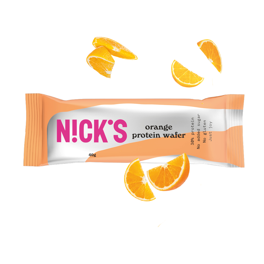 Nicks Protein Wafer - Orange 40g