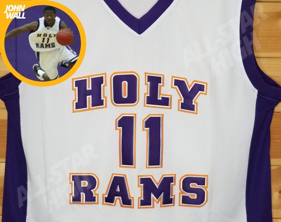 John Wall High School Basketball Jersey - Holy Rams | Custom Throwback Retro Sports Fan Apparel