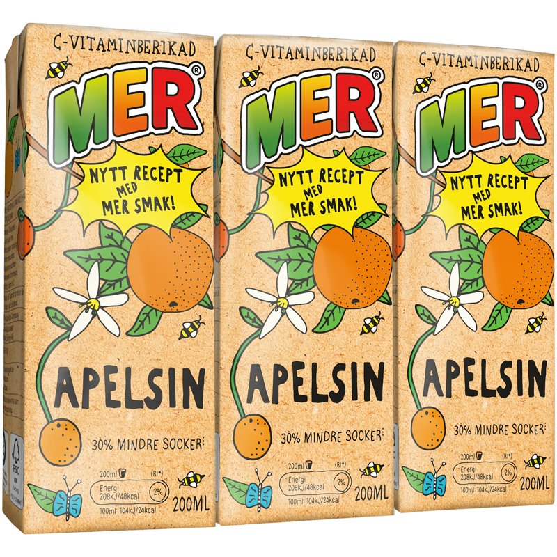 MER Apelsin 3-pack - 33% rabatt
