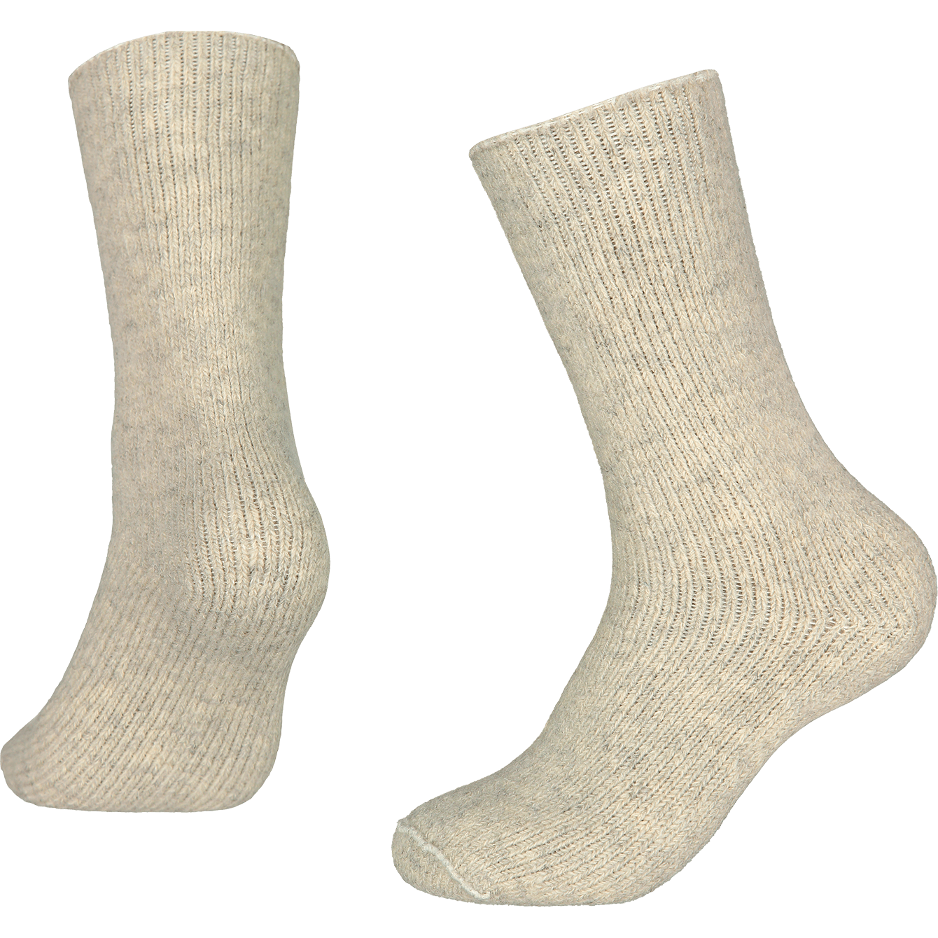 North Outdoor Merino 90 socks High, Light Grey Melange / 40-42