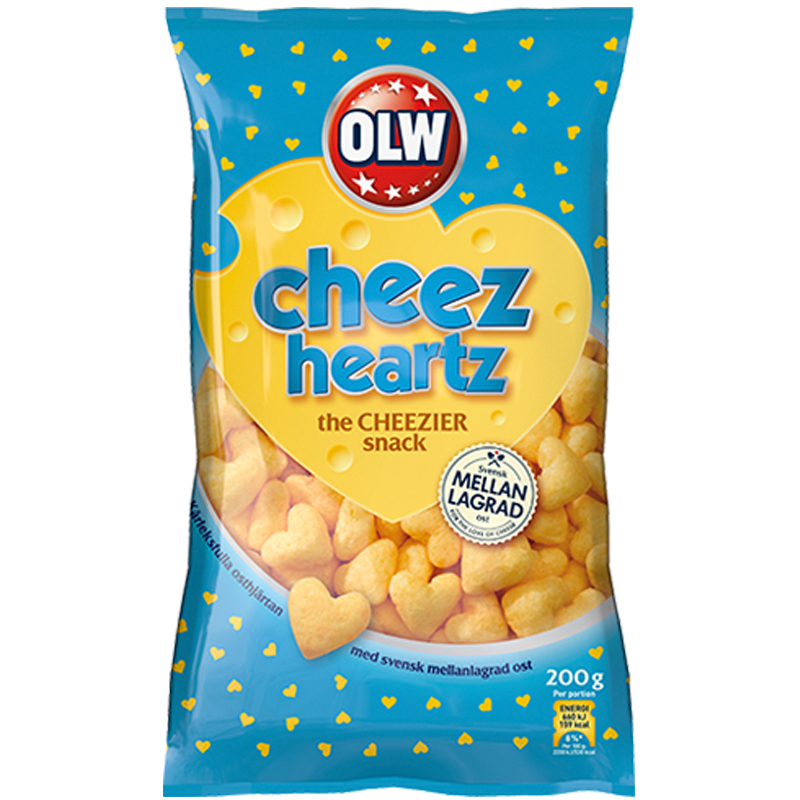 Chips Cheez Heartz - 32% rabatt