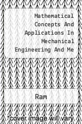 Mathematical Concepts And Applications In Mechanical Engineering And Me