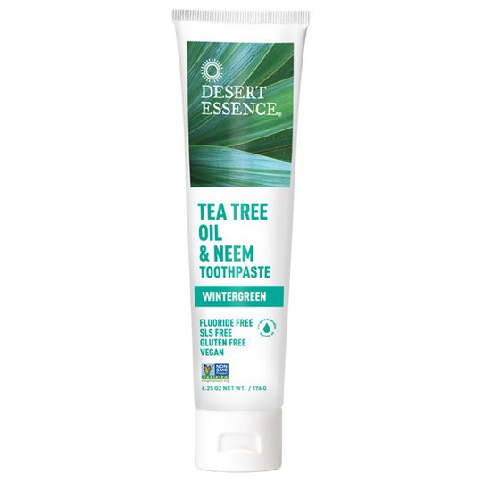 Desert Essence Tea Tree Oil & Neem Toothpaste Wintergreen