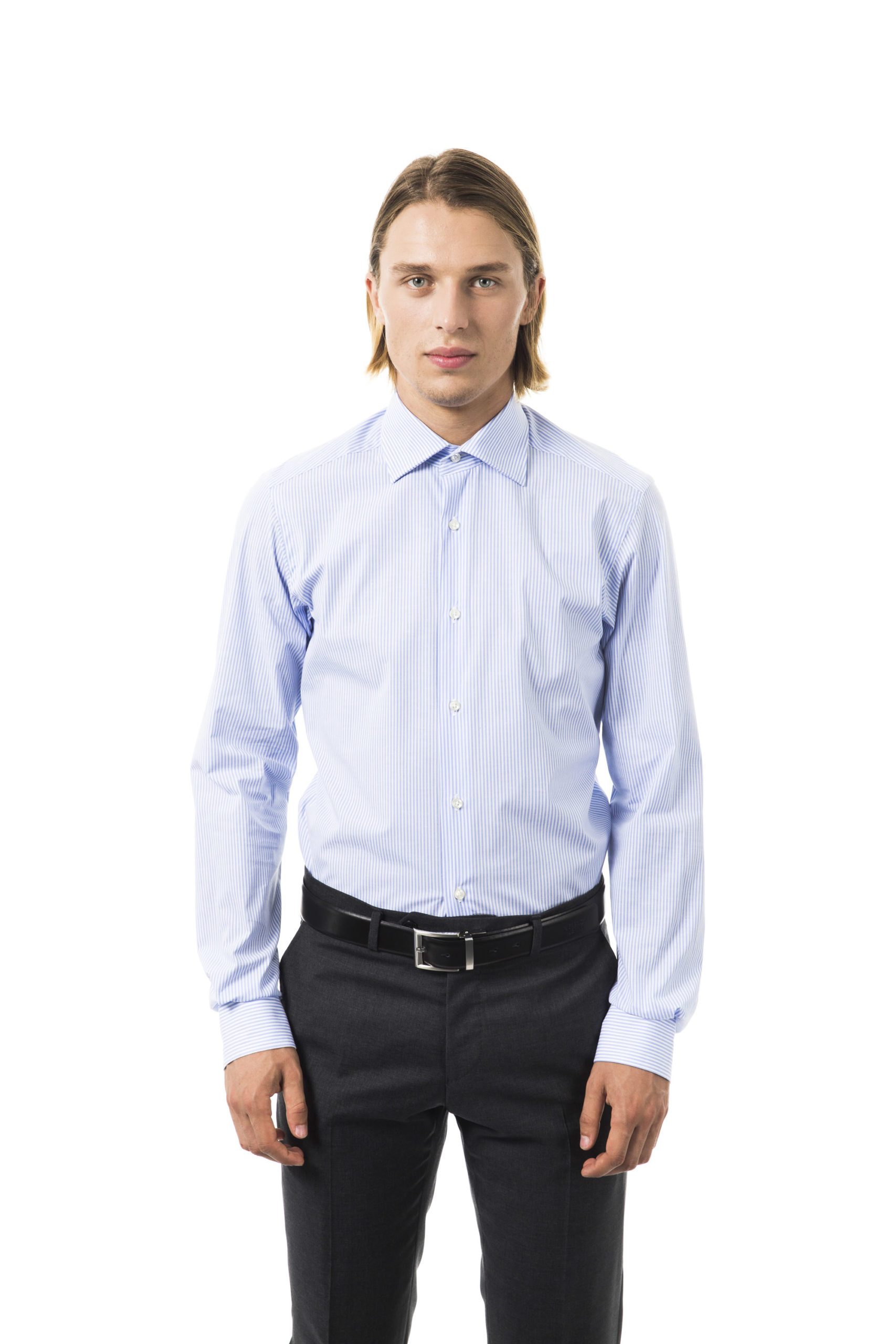 Uominitaliani Men's Cielo Shirt Light Blue UO1394664 - M