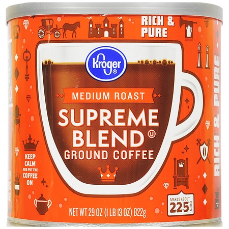 Kroger Supreme Blend Medium Roast Ground Coffee - 29.0 oz