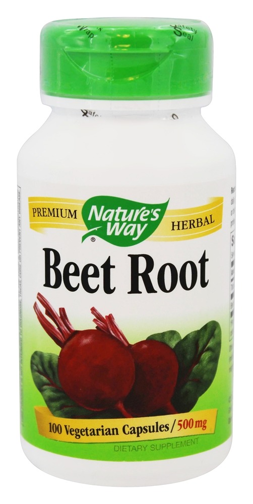 Nature's Way - Beet Root 500 mg. - 100 Vegetarian Capsules