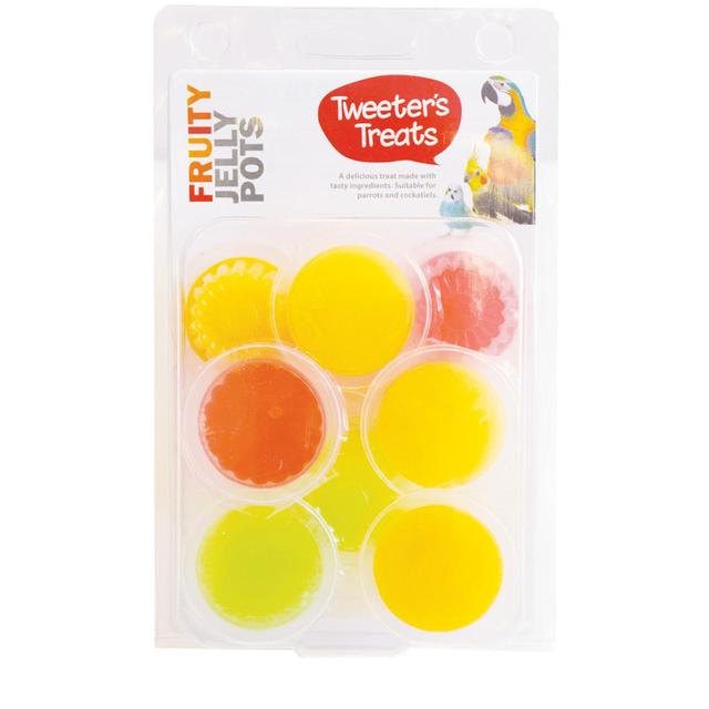 Tweeter's Treats Fruity Jelly Pots 8 Pack