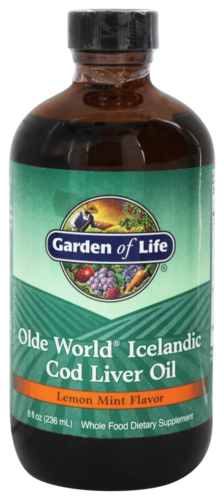 Garden of Life - Olde World Icelandic Cod Liver Oil Lemon Mint - 8 oz.