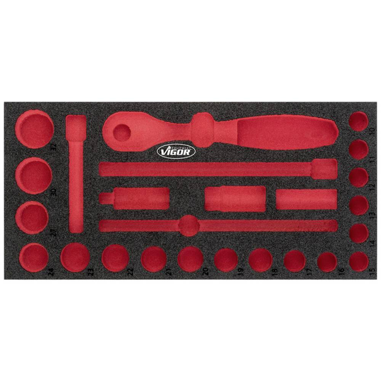 Vigor V4975-L V4975-L Skumgummiinlägg (L x B) 393 mm x 188 mm