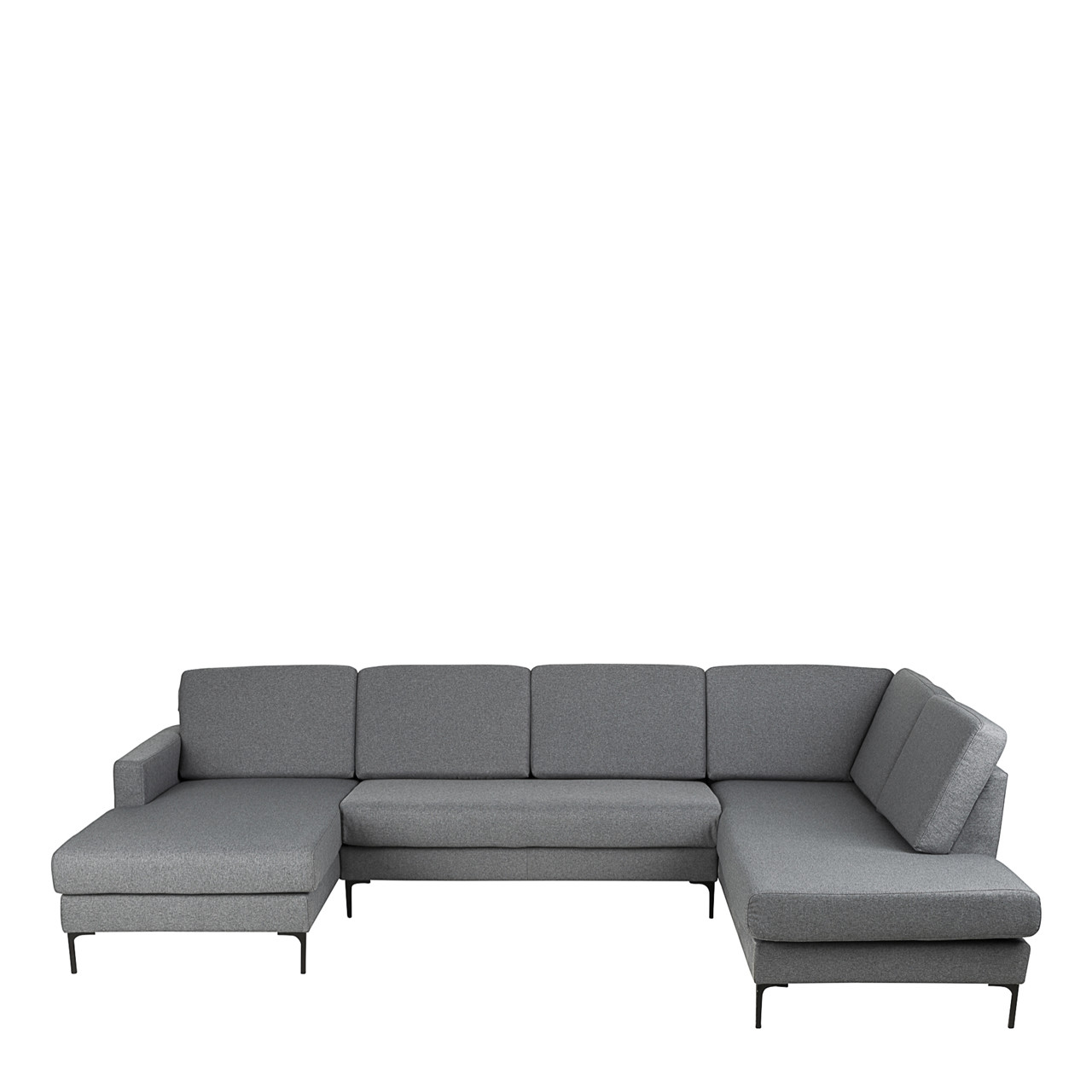 RICHMOND grå u-sofa venstrevendt // Forventes på lager til vinter