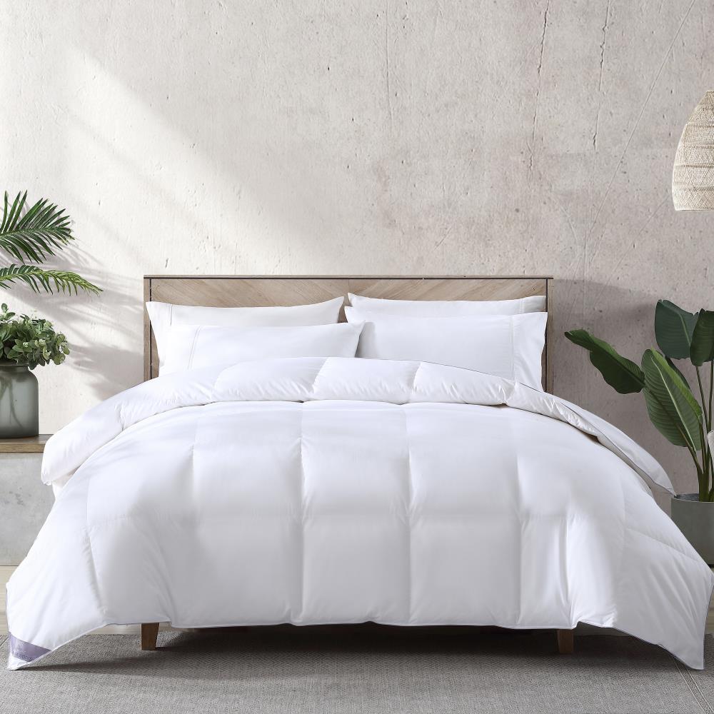 LoftWorks Loft Works Down Blend Comforter Full Queen Cotton in White | CF-D003-3FQ