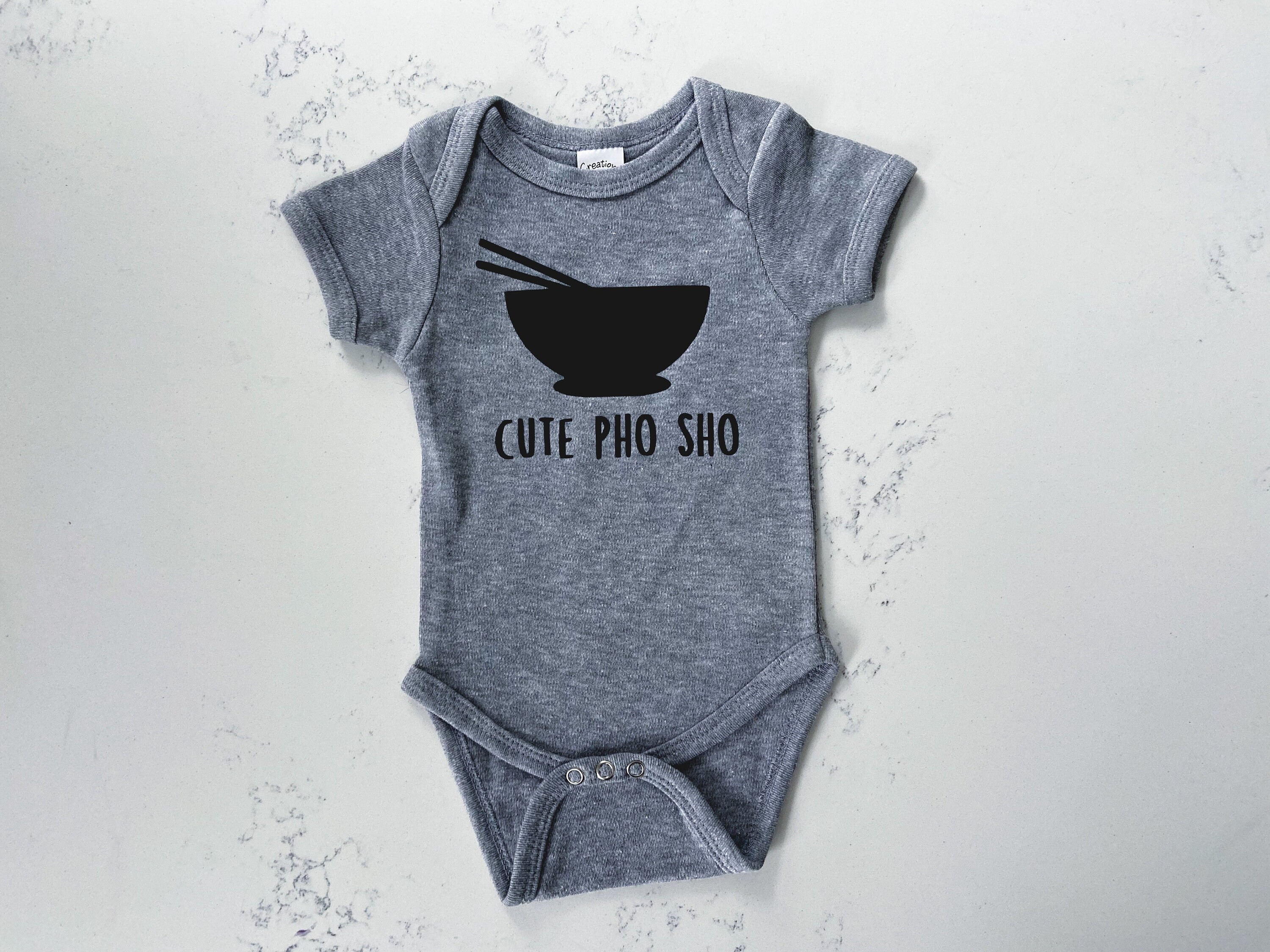 Cute Pho Sho Bodysuit Or Toddler Tshirt, Pho Noodle Soup