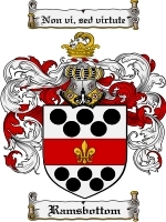 Ramsbottom Family Crest / Coat of Arms JPG or PDF Image Download