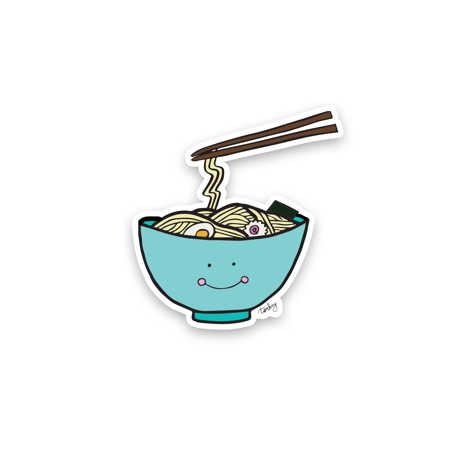 Ramen Sticker | Cute Vinyl Foodie Laptop Japanese Food Sticker