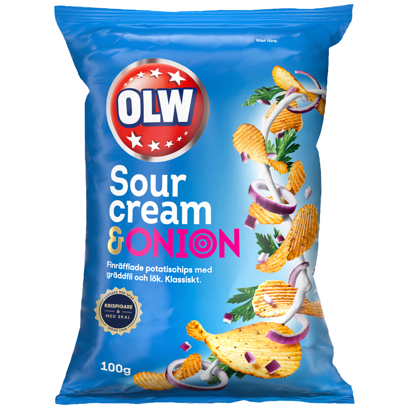Chips Sourcream & Onion - 7% rabatt