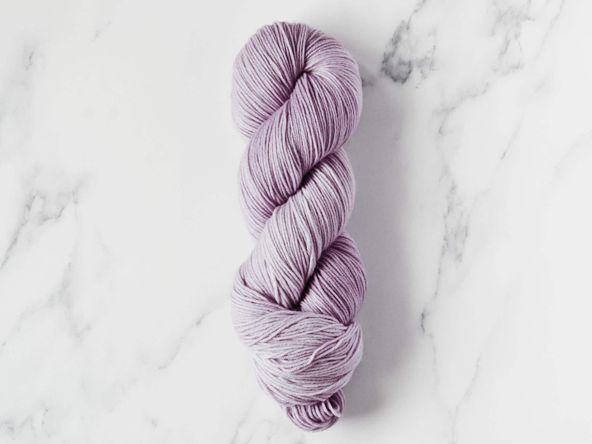 Hand Dyed Sock Yarn | Merino Nylon Blend Super Sock Lilac Preorder