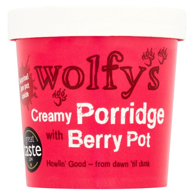 Wolfy's Porridge with Berry Pot