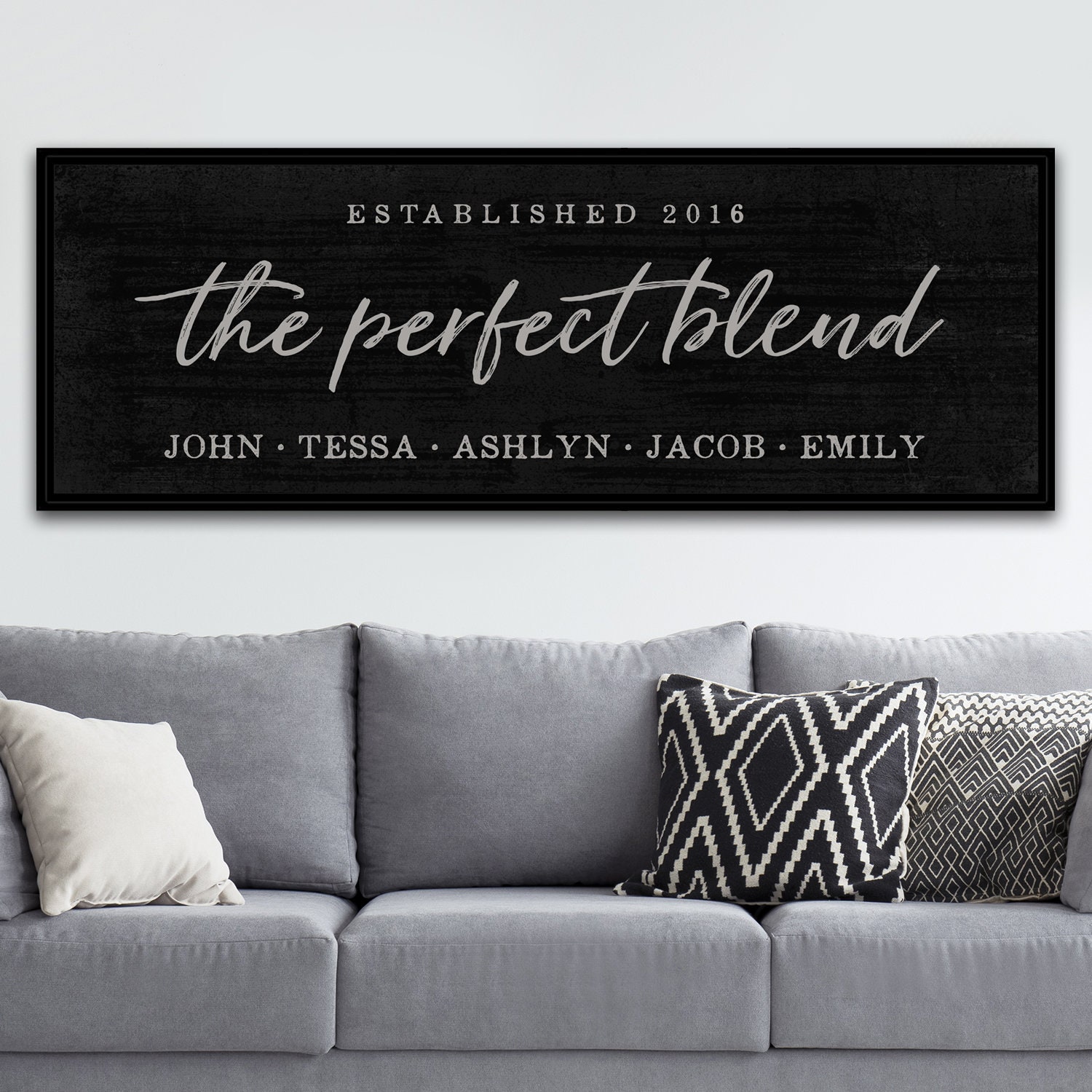 Personalize The Perfect Blend Sign