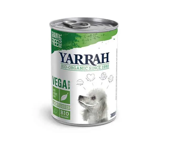 Kaufen Yarrah Bio Hunde Nassfutter Brckchen Vega mit Cranberries online  shop | Work-Labs.at