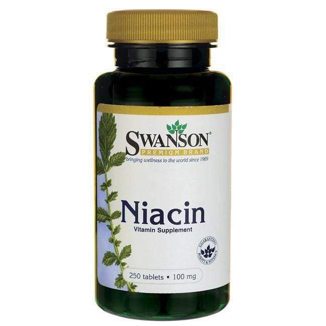 Niacin, 100mg - 250 tablets