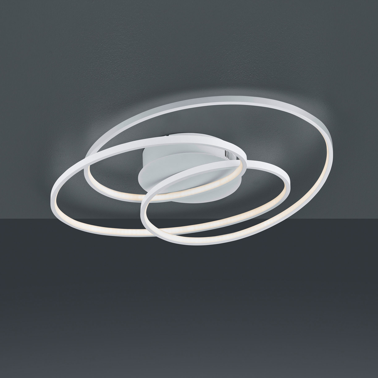 LED-kattovalaisin Gale, 60 cm, matta valkoinen