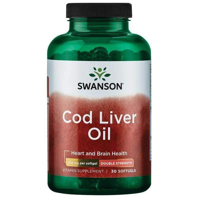 Cod Liver Oil, 700mg Double-Strength - 30 softgels