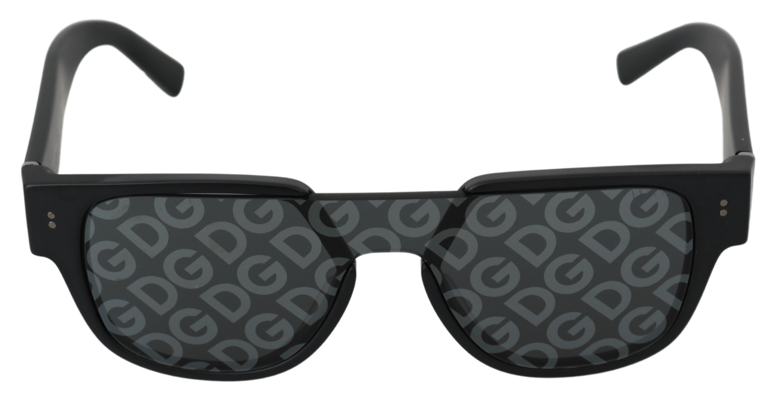 Dolce & Gabbana Women's Logo Pattern Lenses Sunglasses Black GLA764