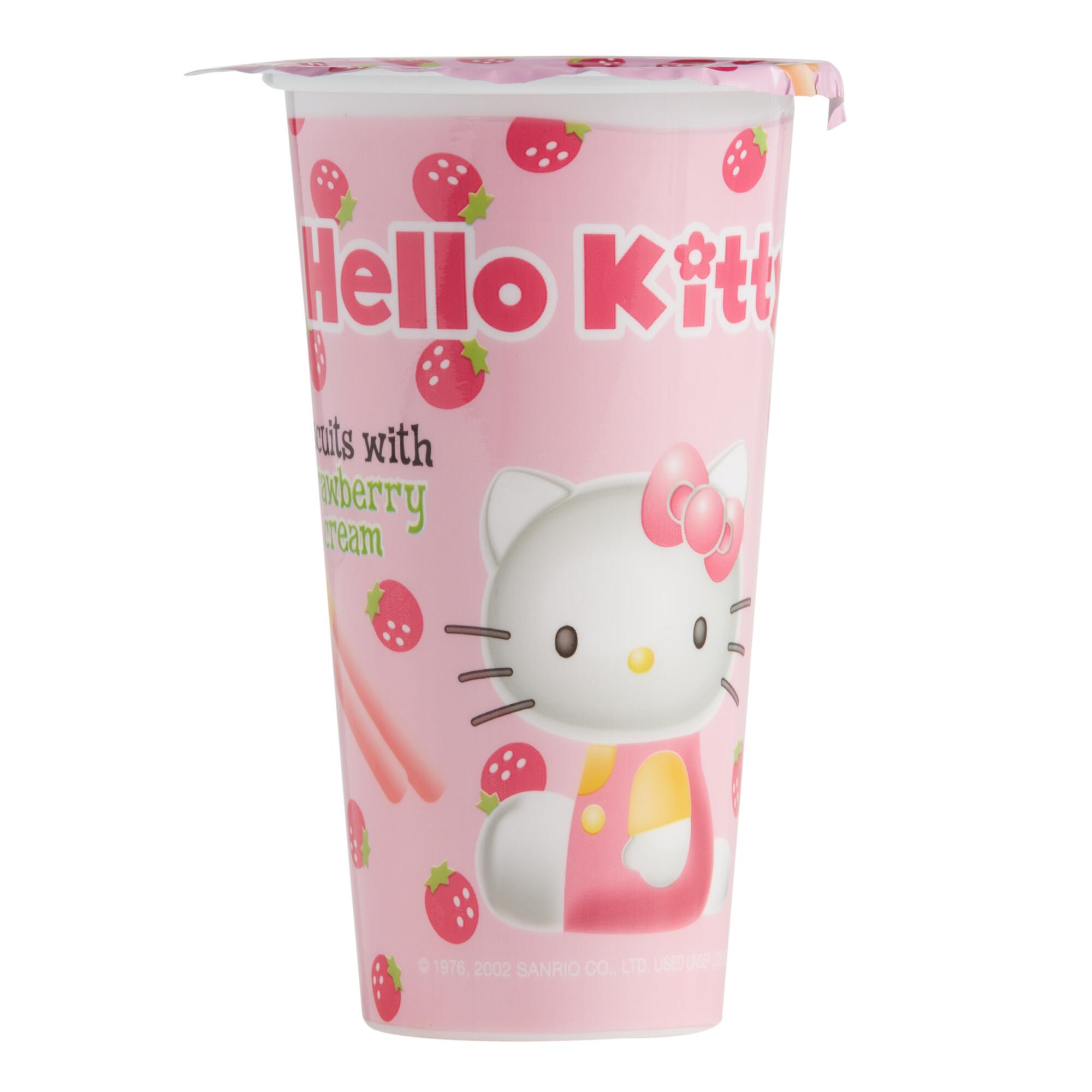 Hello Kitty Strawberry Dip Biscuits Set of 8 by World Market